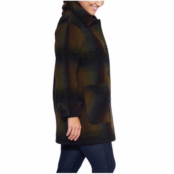 NWT Pendleton Ladies Wool Topper Coat GREEN - size XXL - Picture 4 of 5